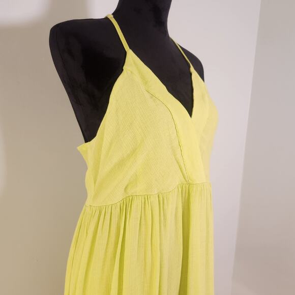 NEW IN Lattice Detail Green Sundress, Size Large - Picture 3 of 11